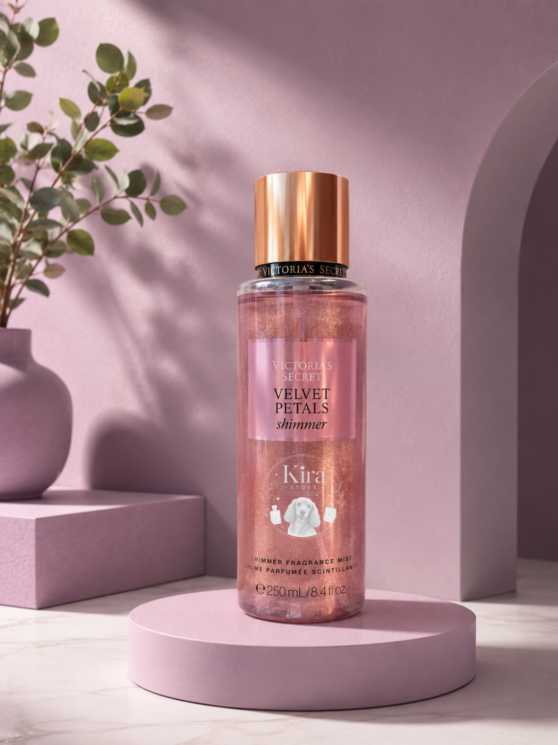 Victoria's Secret Mist Corporal con Brillo Velvet Petals